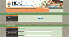 Desktop Screenshot of nemi.gov